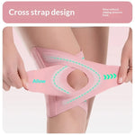 Cross-Type Premium Sports Knee Brace with Dual Spring Support